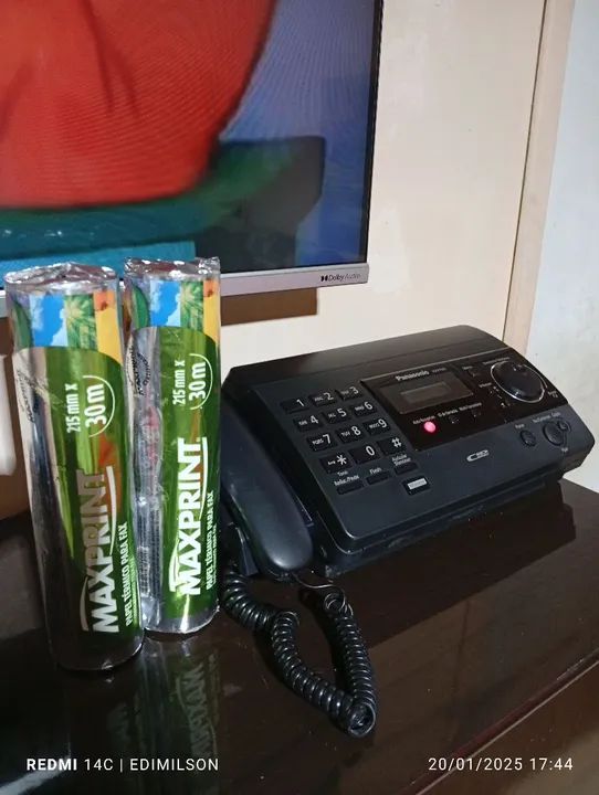 Telefone Fixo Panasonic com Design Clássico