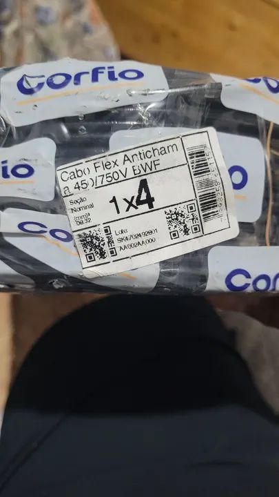 Cabo Flexível Anticham 4mm Novo