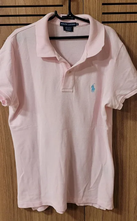 Camisa Polo Ralph Lauren Rosa *M* feminina
