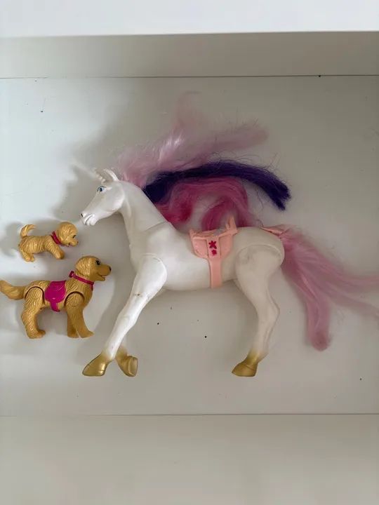 Unicornio e Cachorros da Barbie