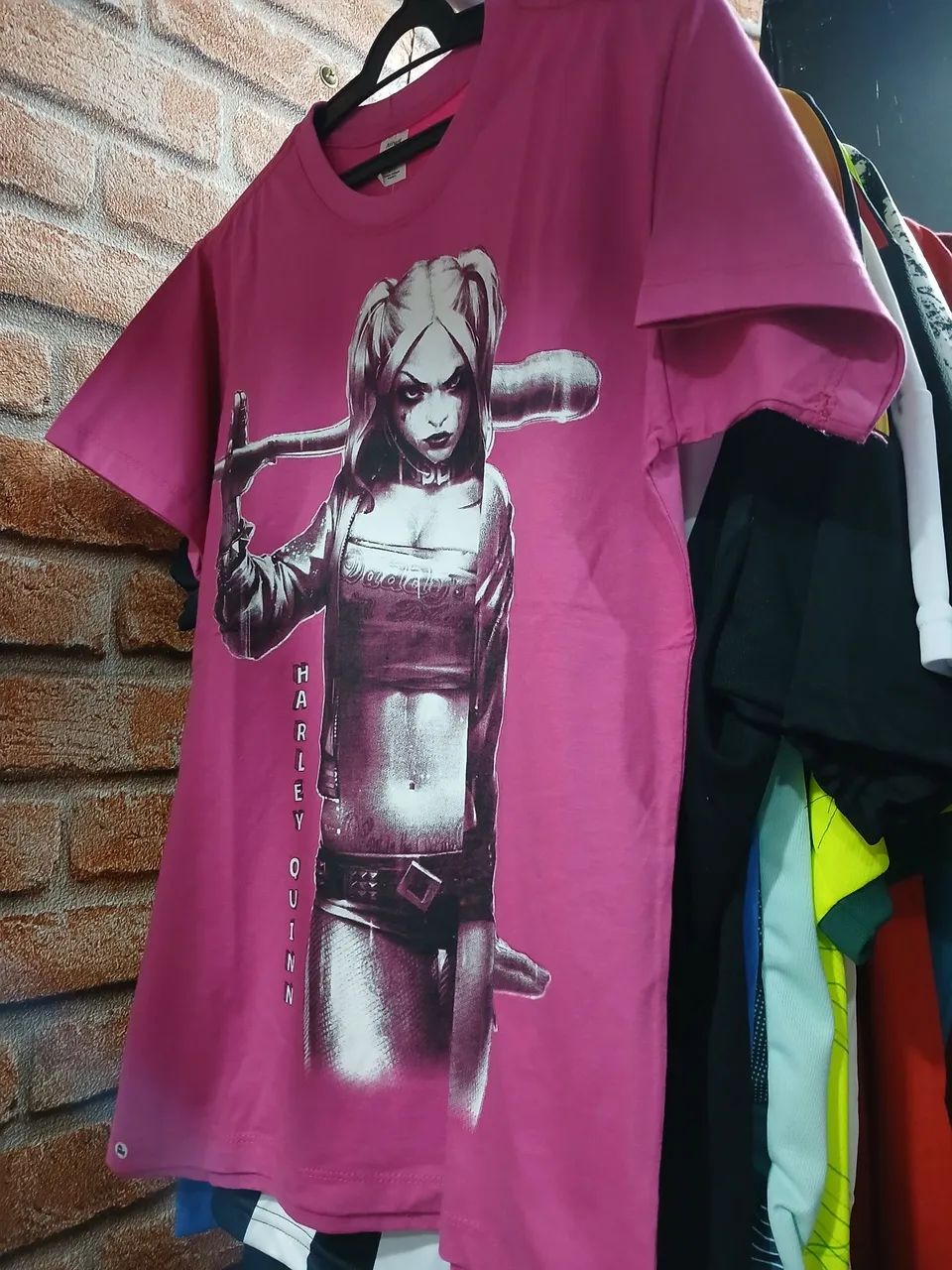 Camisas Maculina d Haleryquinn rosa