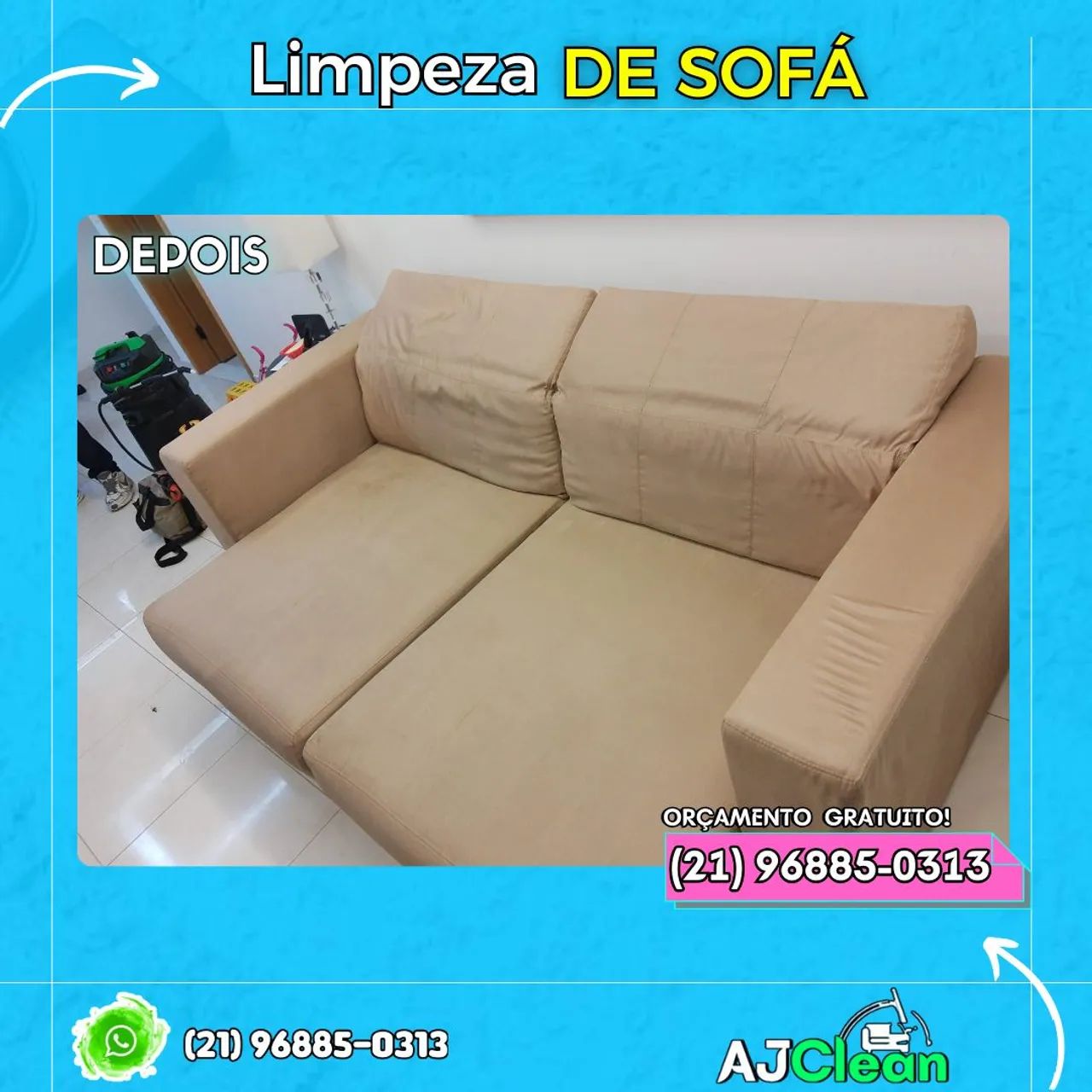 Limpeza e Higienização de sofá, colchão, estofados - Foto 3