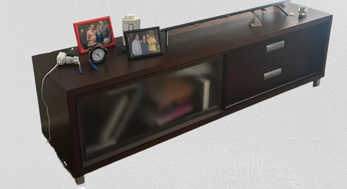 Rack de TV em madeira 0,50 x 2,00