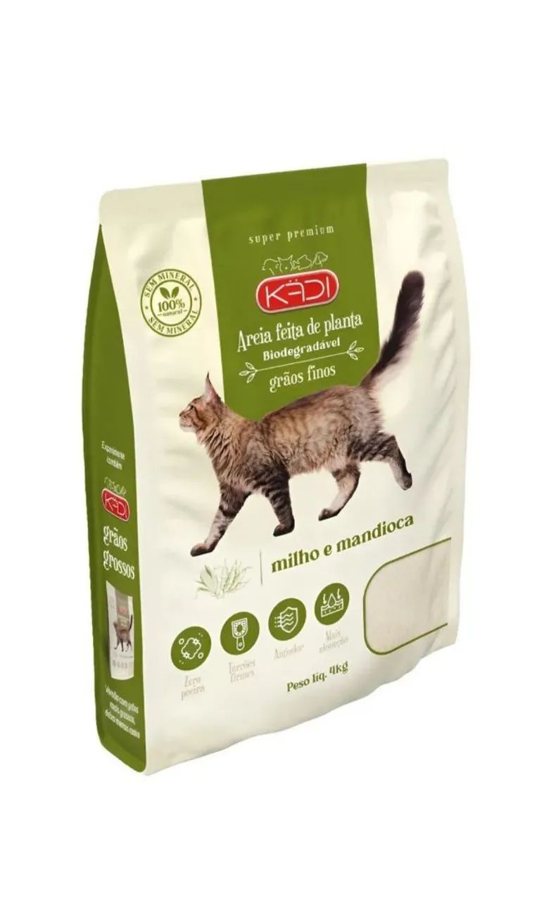 Areia Gatos 4kg. Pacote Lacrado - Foto 3