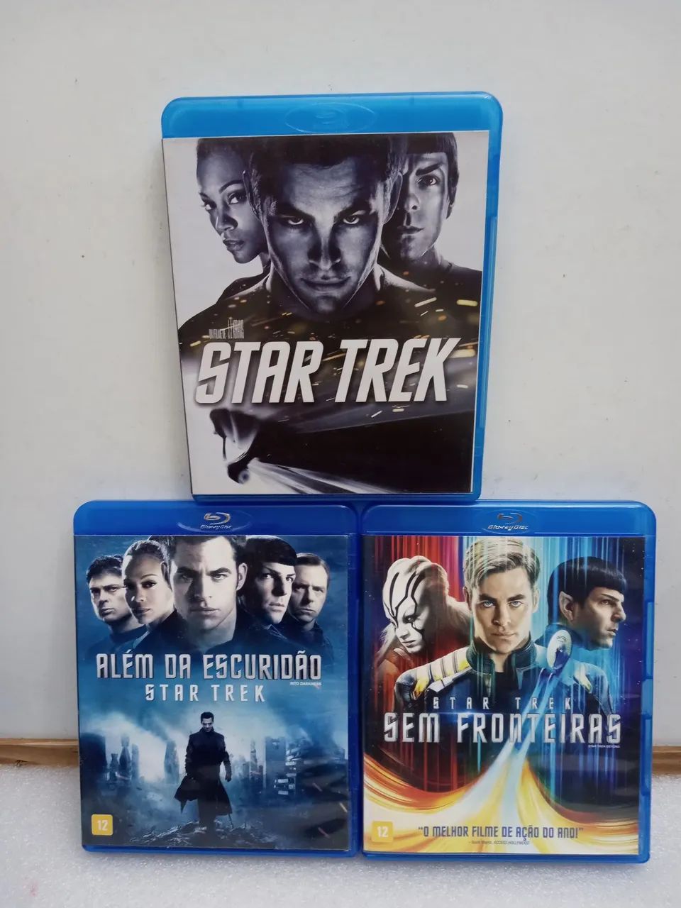 Coleção Star Trek  trilogia original- Blu-Ray