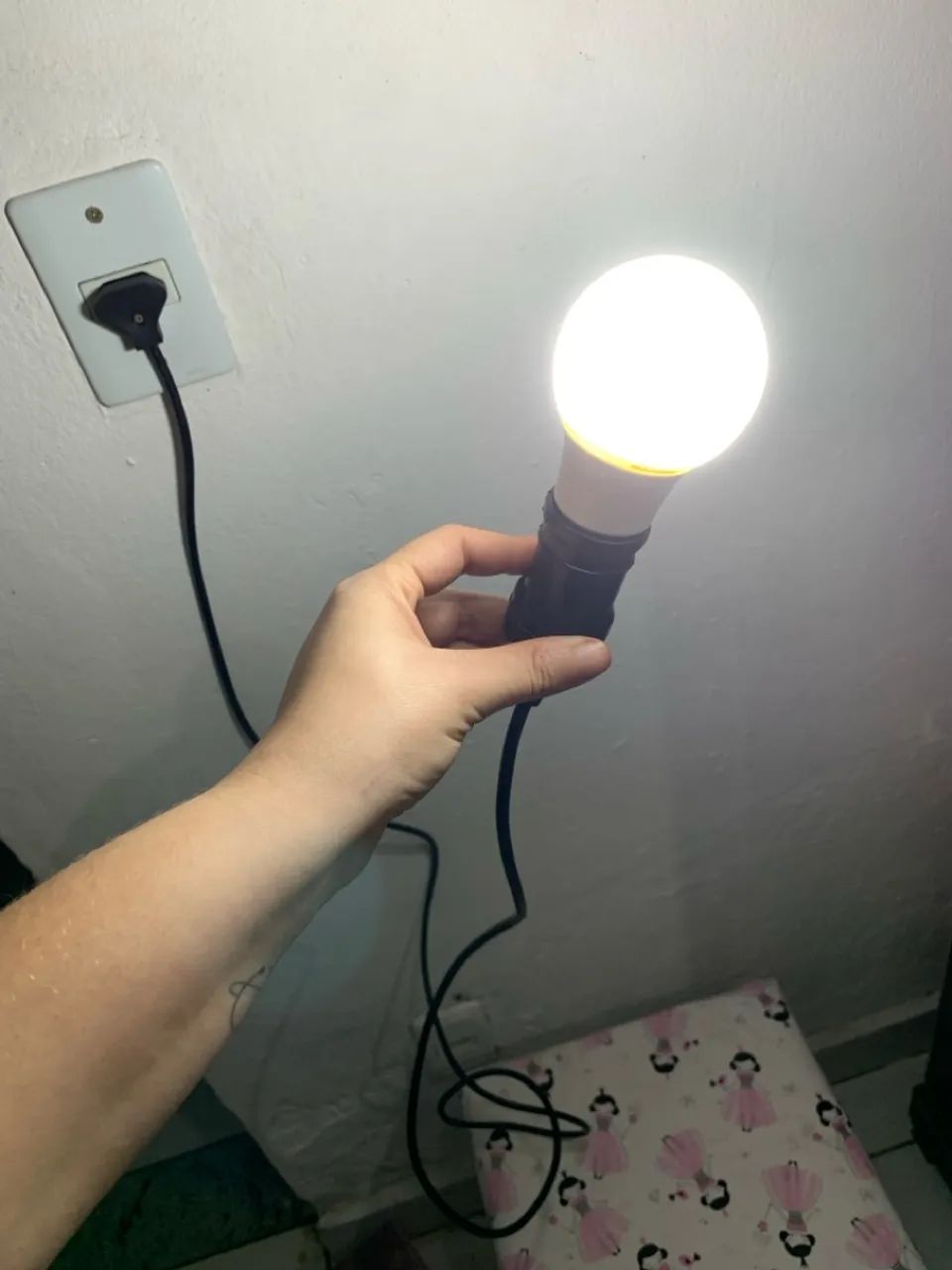 Soquete para lâmpada com fio - Foto 4