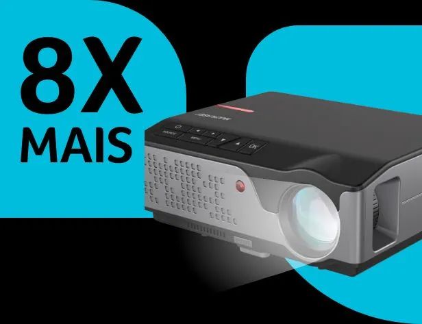 Projetor Smart Screen Linux 4500 Lumens Multilaser Pj004 - Foto 4
