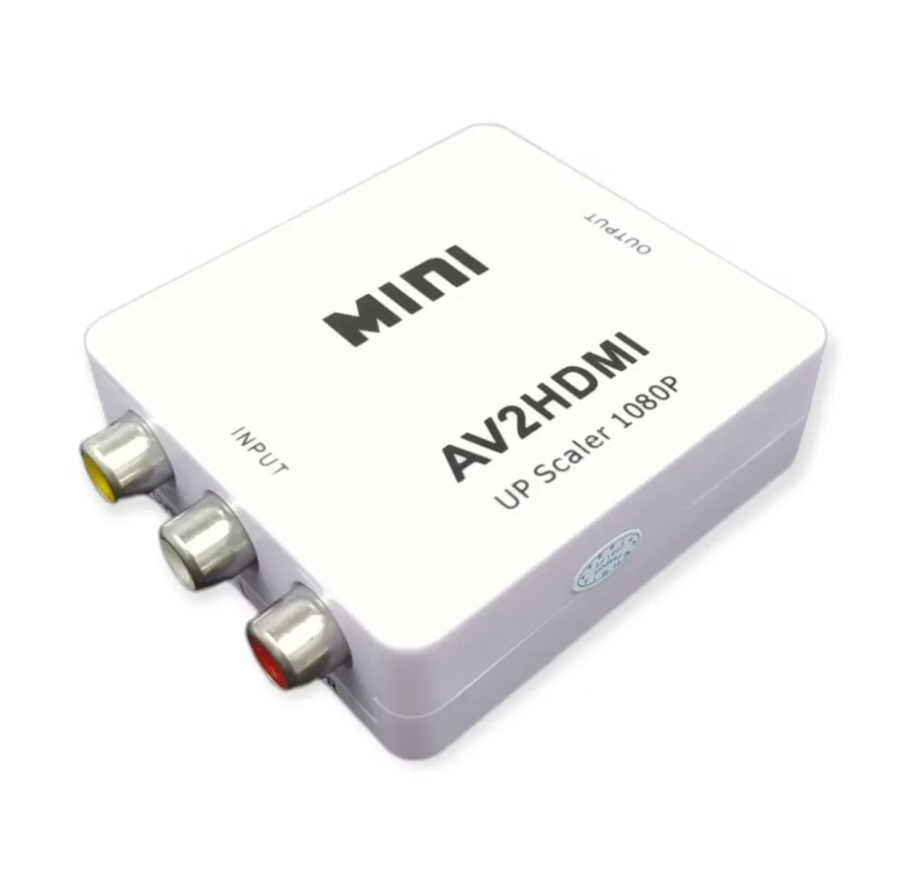 Conversor AV para HDMI Mini - Upscaler 1080p