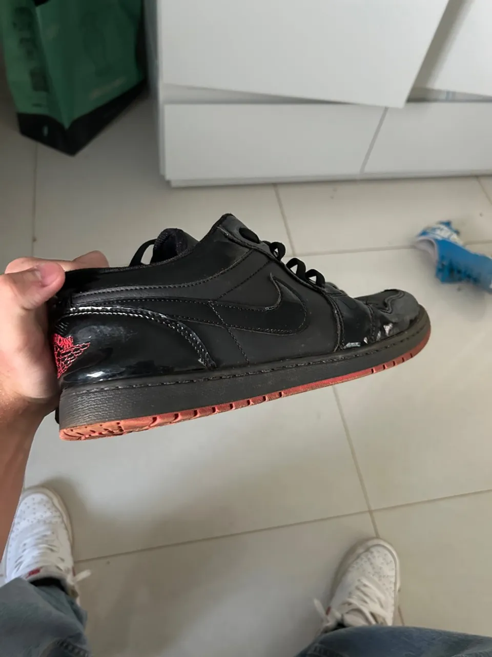 Air Jordan 1 Low Black Red