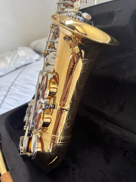 Saxofone Alto - Dourado - Excelente Estado