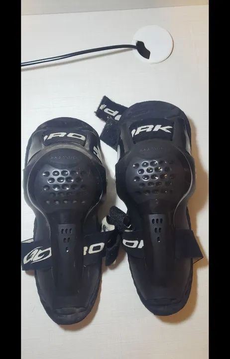 Kit cotoveleira/joelheira motocross infantil articulada protork - Foto 2