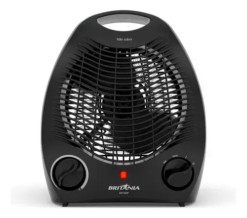 Aquecedor Britânia 2 em 1 AB1500P 3 Níveis de Potência 127V 1500W NOVO!!!!