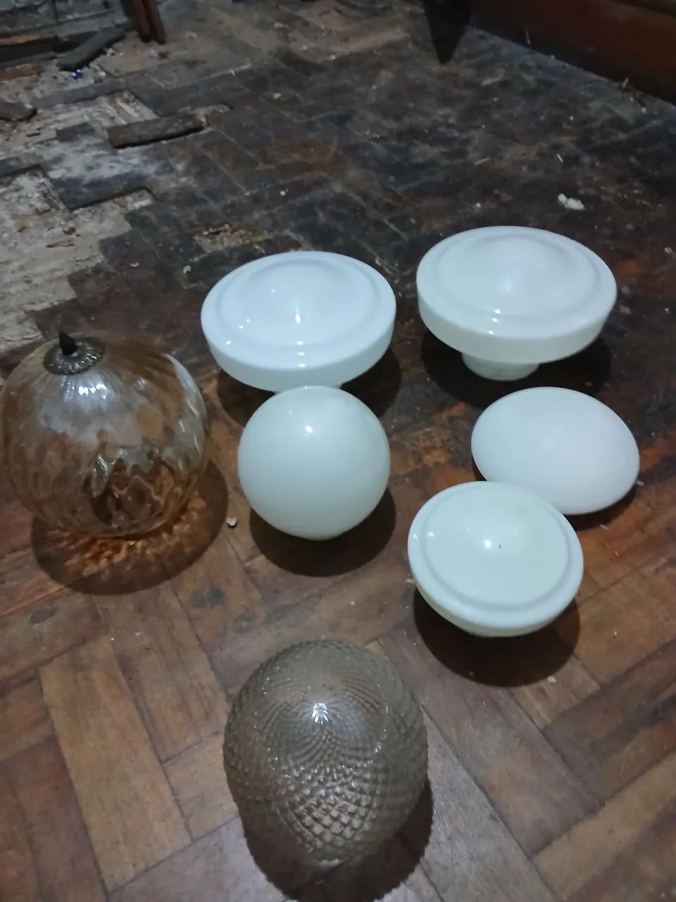 Kit de cúpulas de vidro para lustre - Foto 2