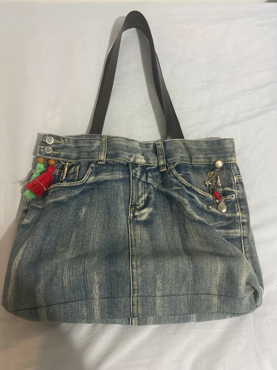 Bolsa feita de jeans