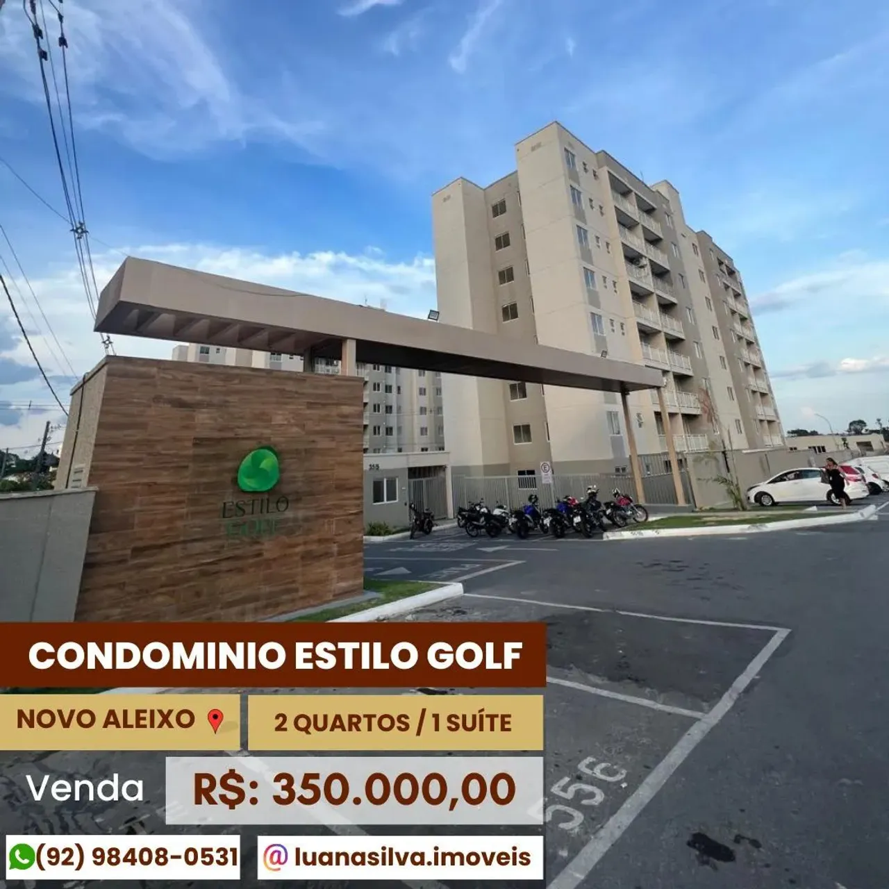 ESTILO GOLF - Imóvel para venda com 2 quartos em Novo Aleixo - Manaus - AM
