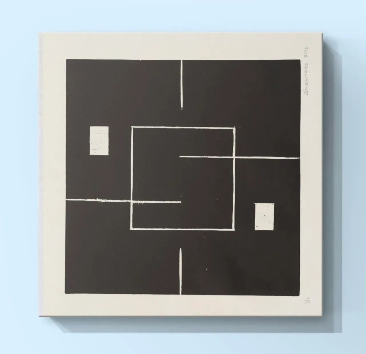 Almandrade. Sem moldura. Geométrico. Exclusivo P.A