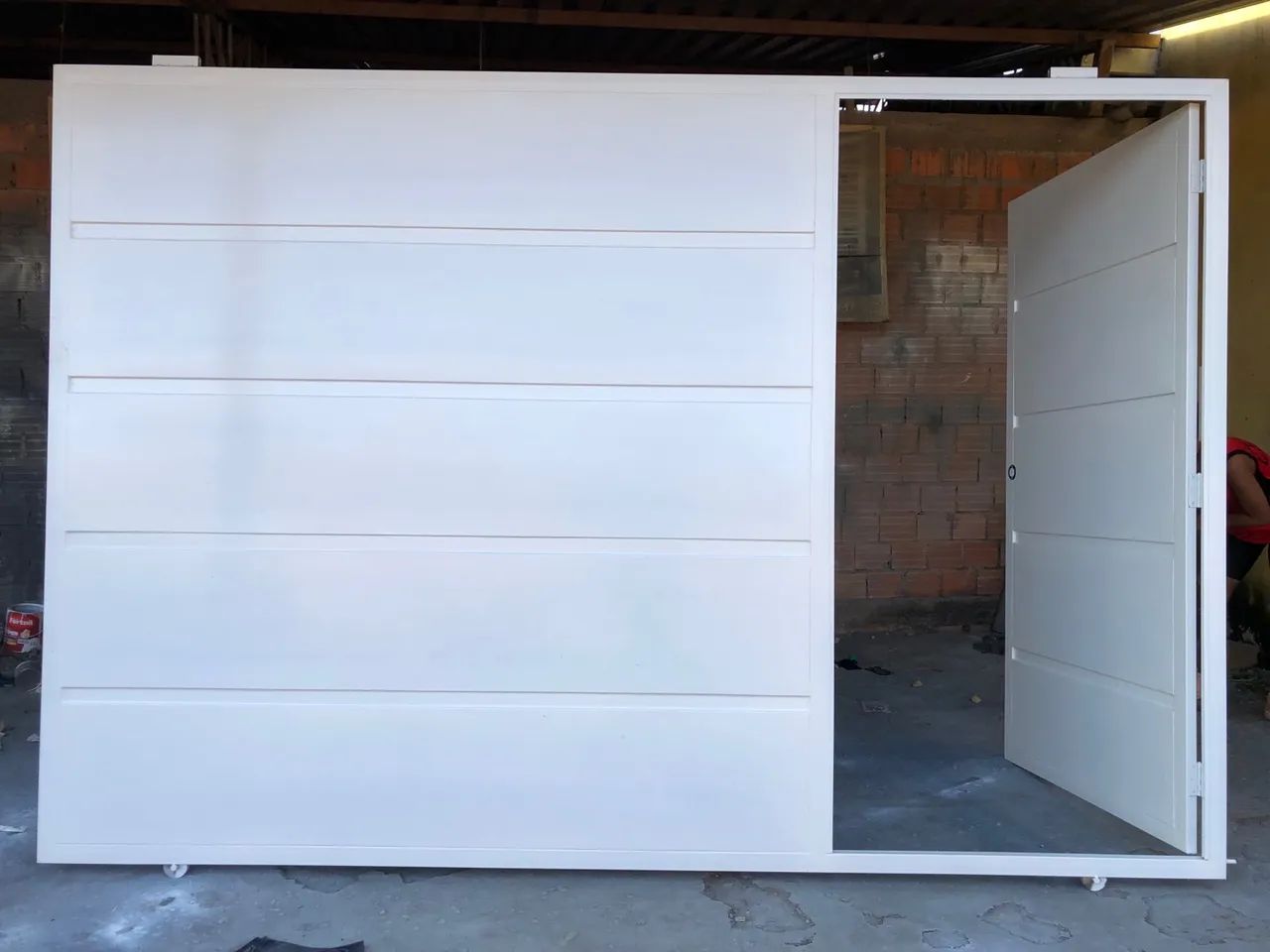 Portão galvanizado 02