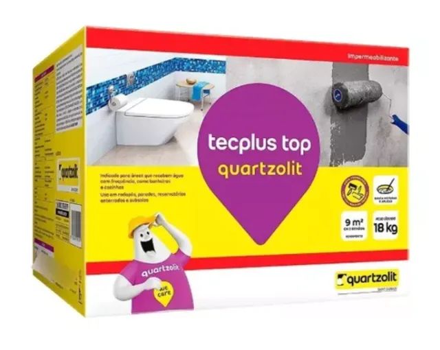 Argamassa Polimerica Tec Plus 18kg - Quartzolit R$59,99 A Vista