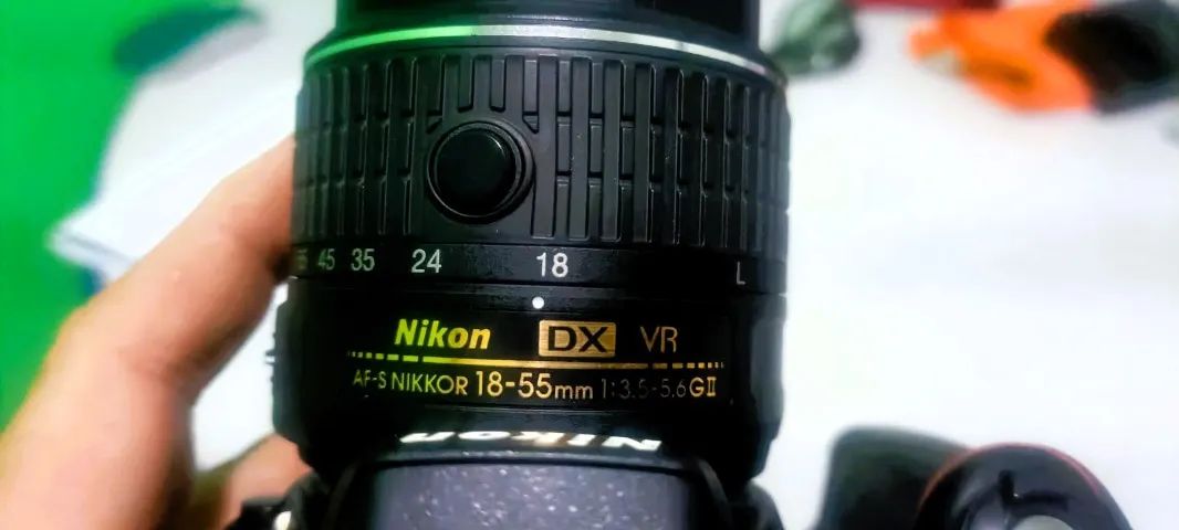 Camera Nikon DSLR D3300 com 2 lentes profissionais e cartão de memoria xd 64gb - Foto 2