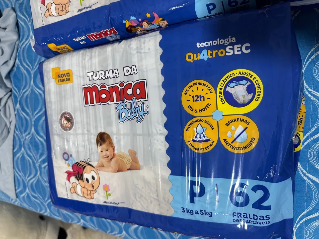 Fraldas Turma da Mônica Baby - Pacote P62