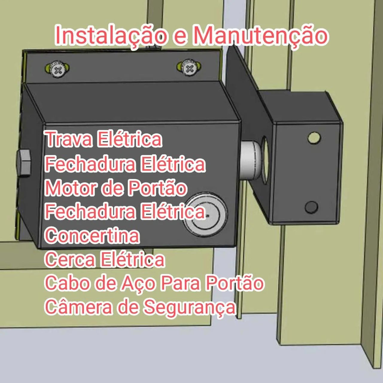 Proteja Seu Portão Com Trava Elétrica 