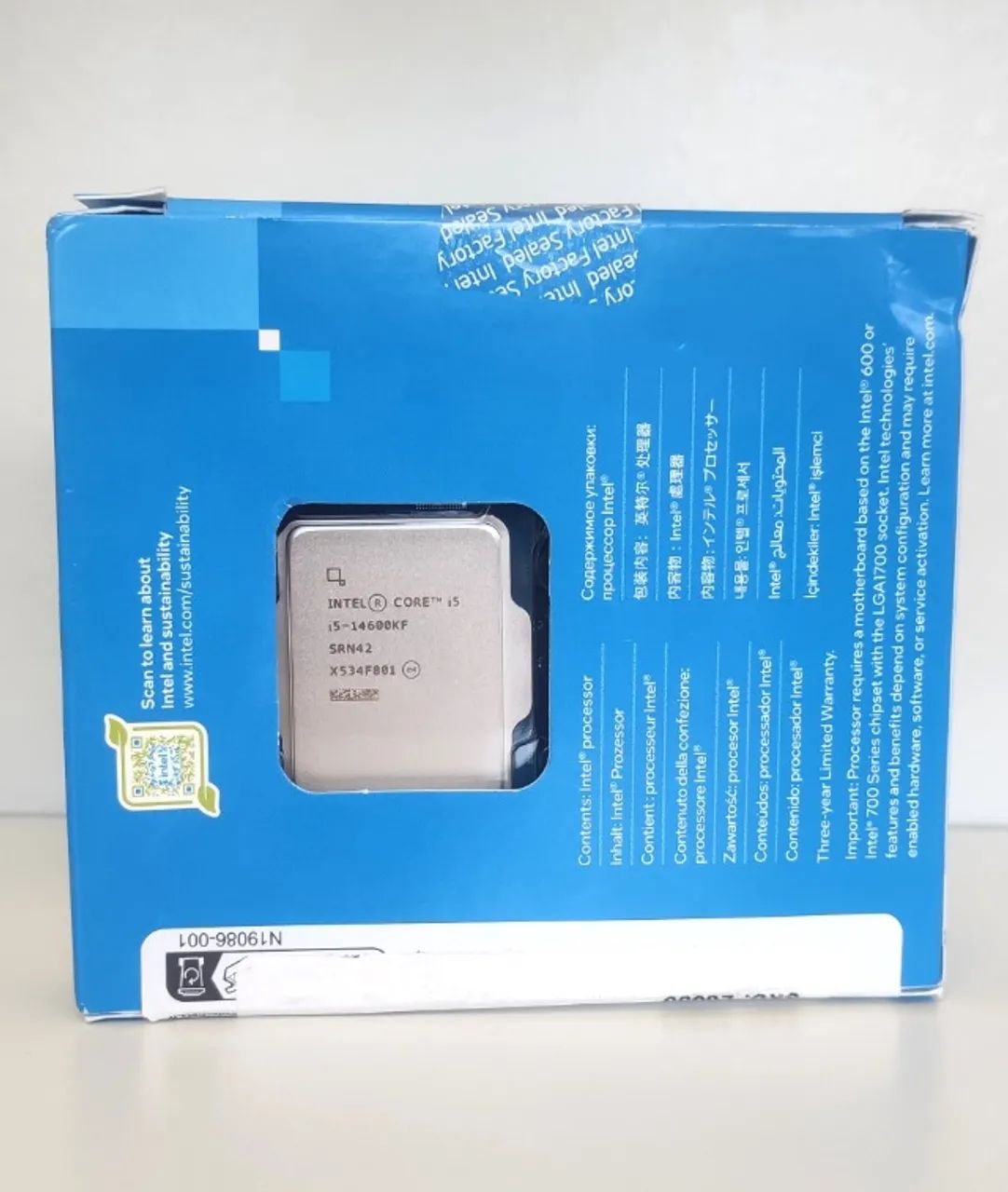 Processador Intel Core I5 14600KF 14 Core 20 Threads 5.3Ghz Max