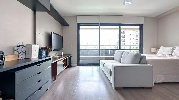 Studio à venda no Itaim, 40M², 1 dormitório, 1 banheiro - Vila Nova Conceição.