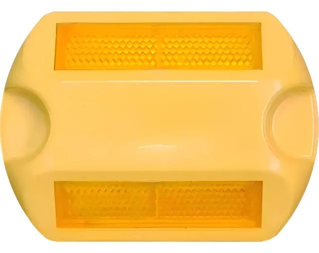 Mini Tachão Refletivo Bidirecional Amarelo Kit com 10 - Foto 6