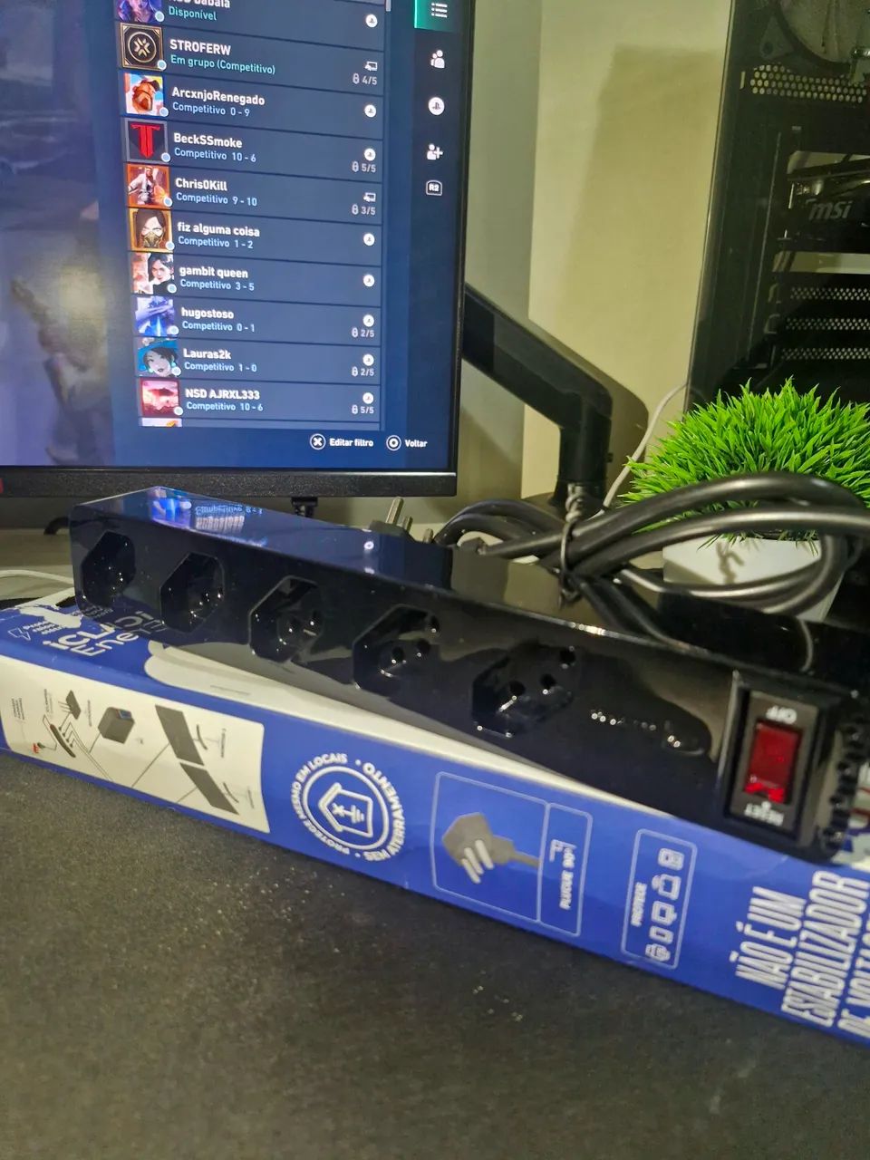 DPS IClamper Power Strip, 5 Outlets, Black64166972848642122