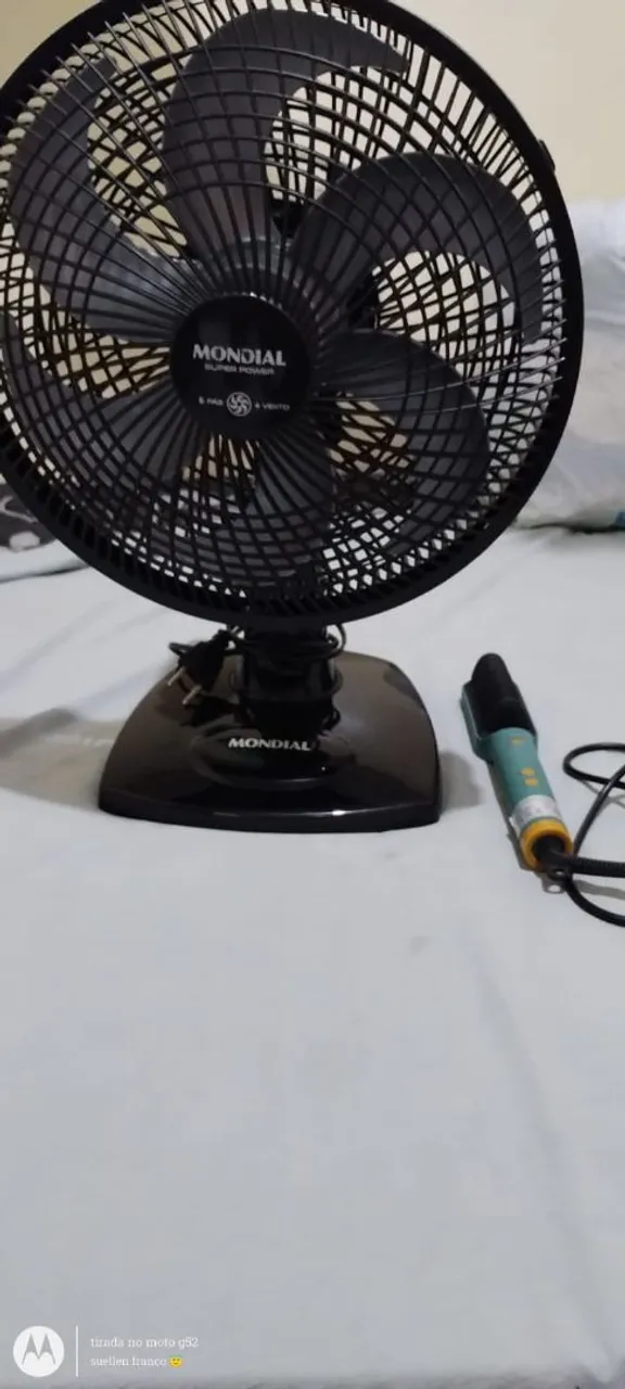 Ventilador de Mesa Mondial , e chapinha alisadora