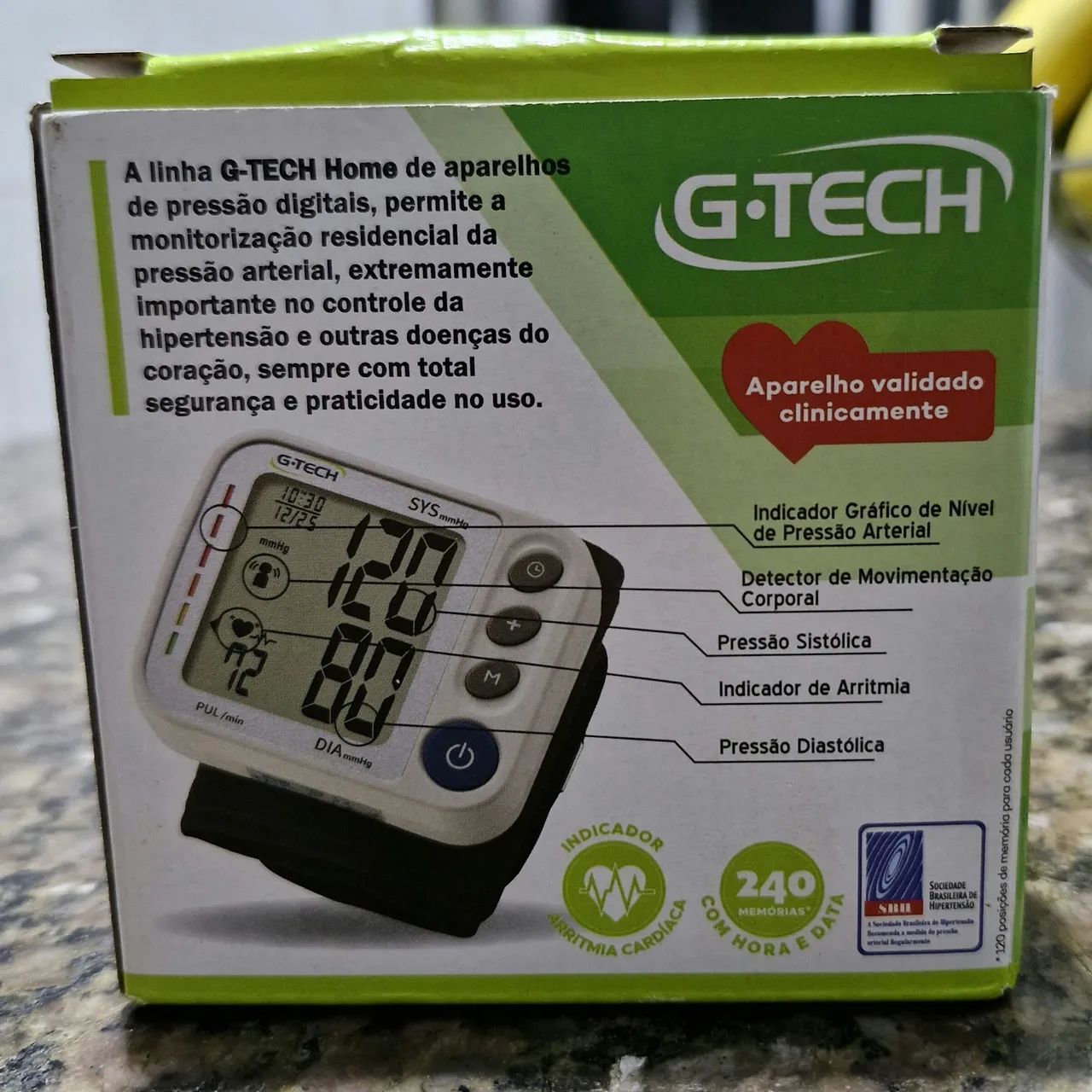 Aparelho de Pressão Digital Automático de Pulso G-Tech GP400 - Foto 2
