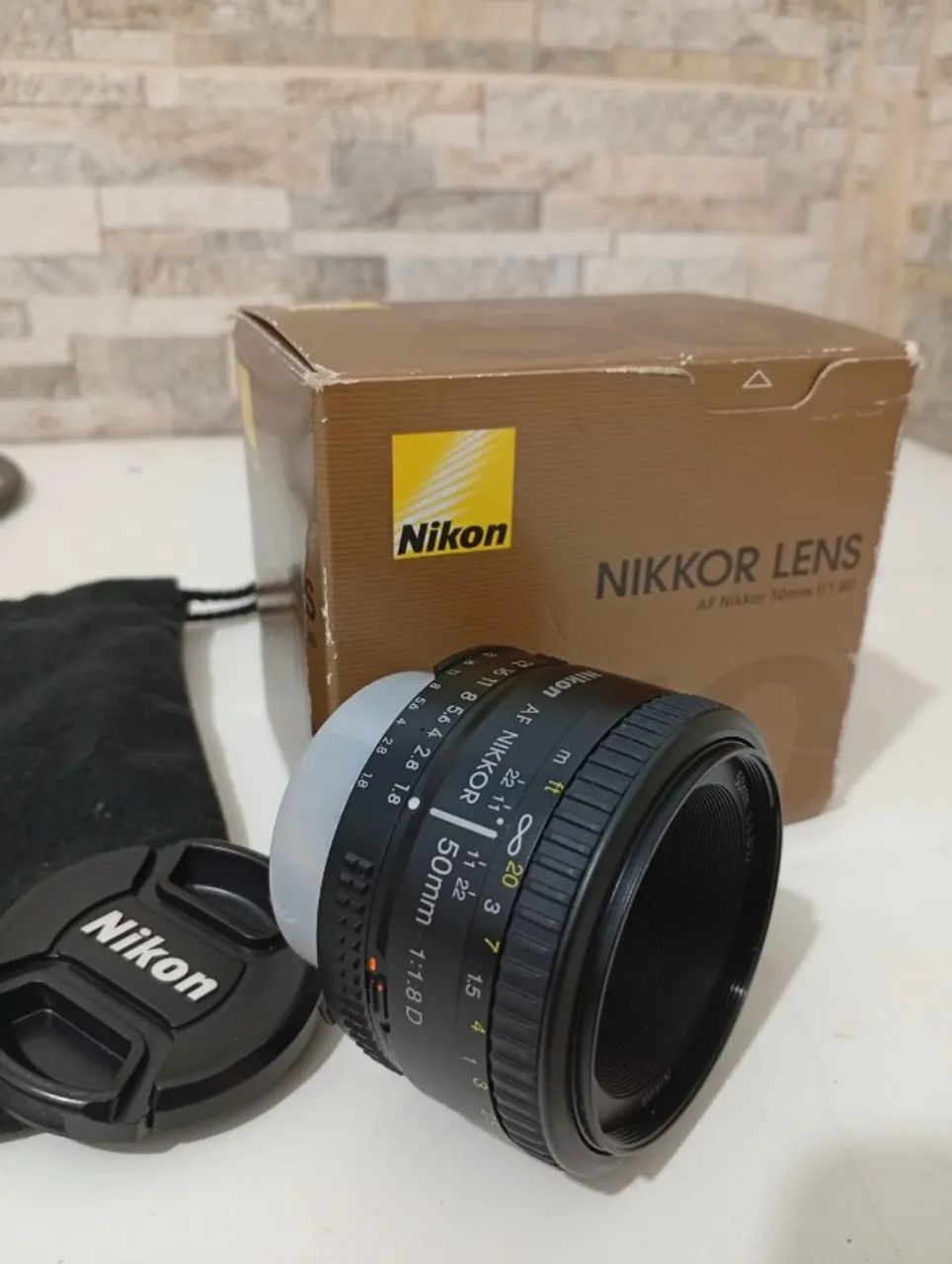 Lente Nikon 50mm 1.8, Muito nova  - Foto 4