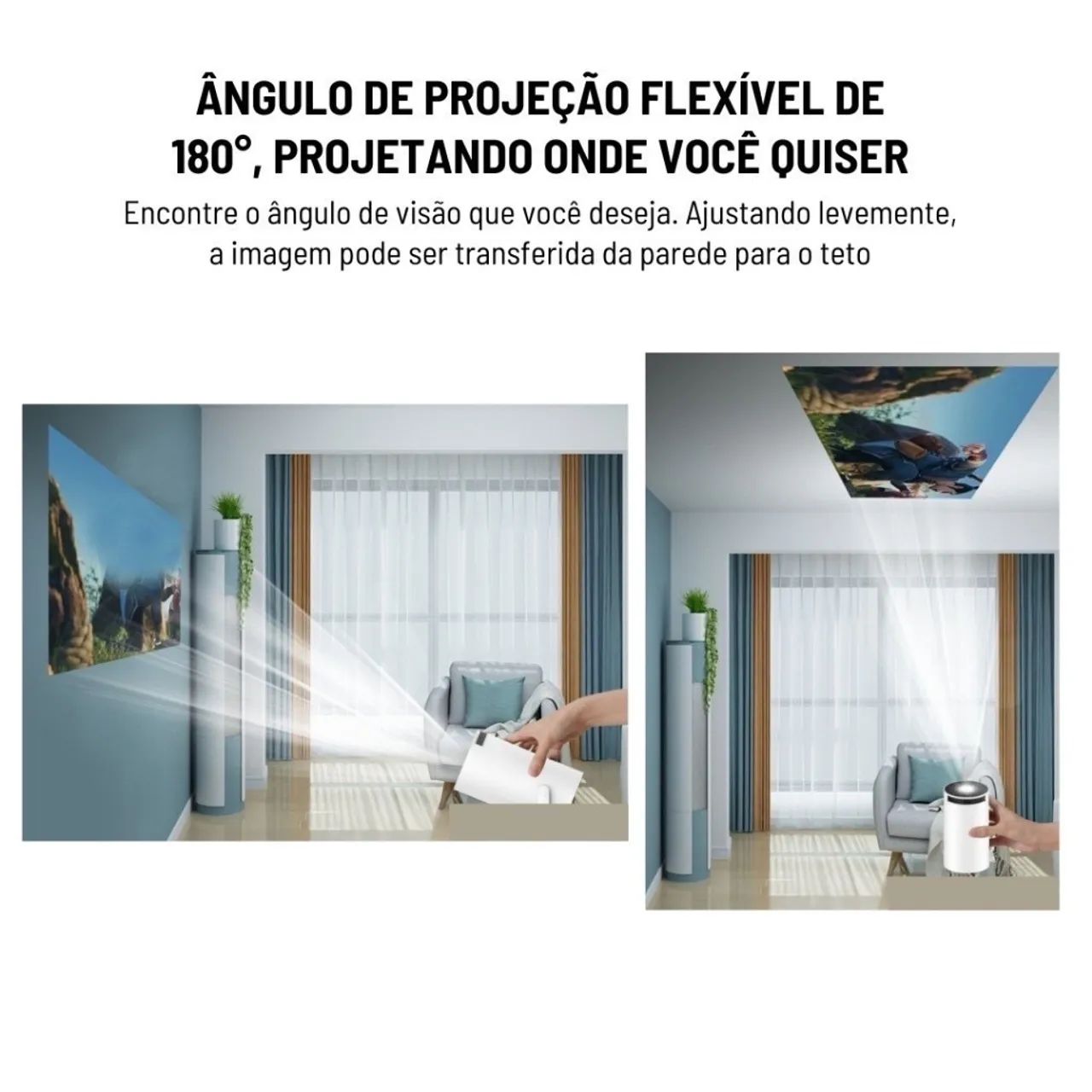 Data show projetor com imagem 4k - Foto 2