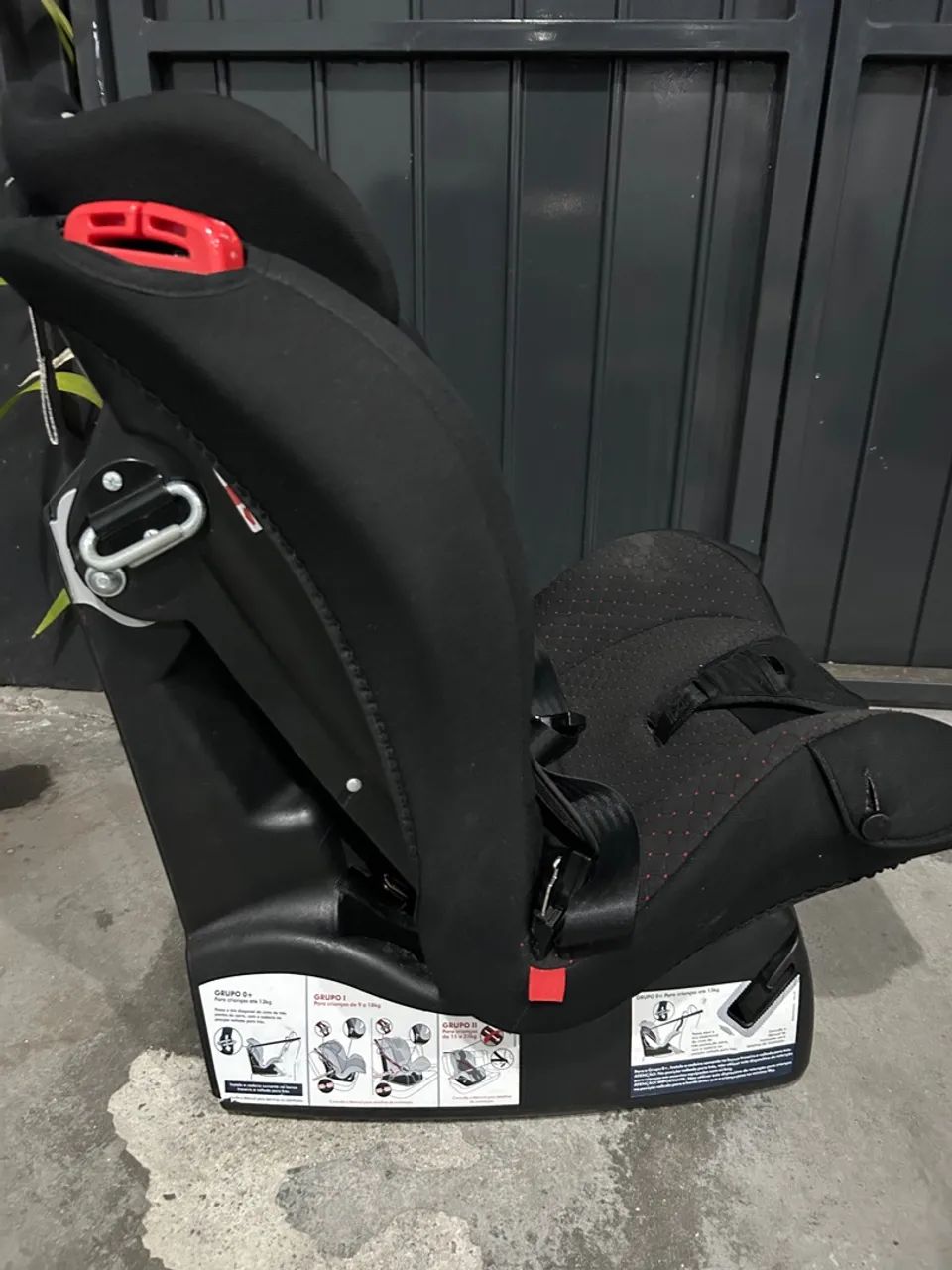 Cadeirinha Para Carro Burigotto Matrix Evolution K Mesclado Cinza 0 a 25 Kg - Foto 3