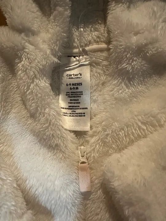 Casaco de frio Carters TAM 6 a 9 meses - Foto 4
