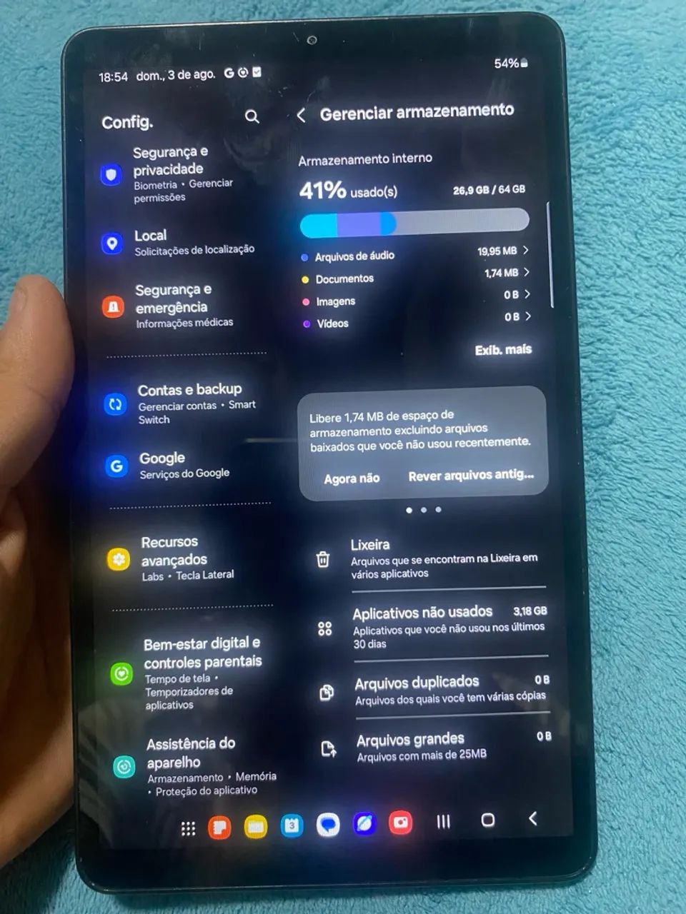 Tablet Samsung Galaxy Tab A9 - 64GB - Foto 3
