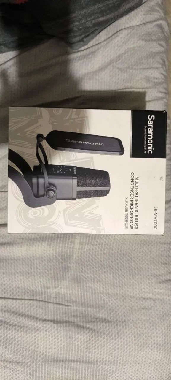 Microfone Condensador Saramonic SR-MV7000 - Multi-Padrão XLR & USB