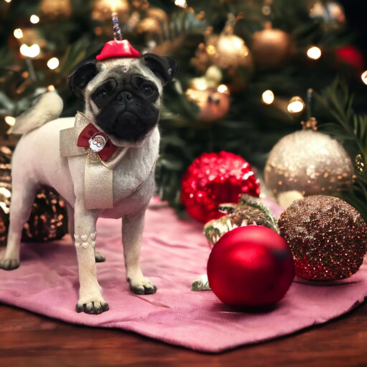 Pug Mini  fêmea com 2 aninhos - Foto 2