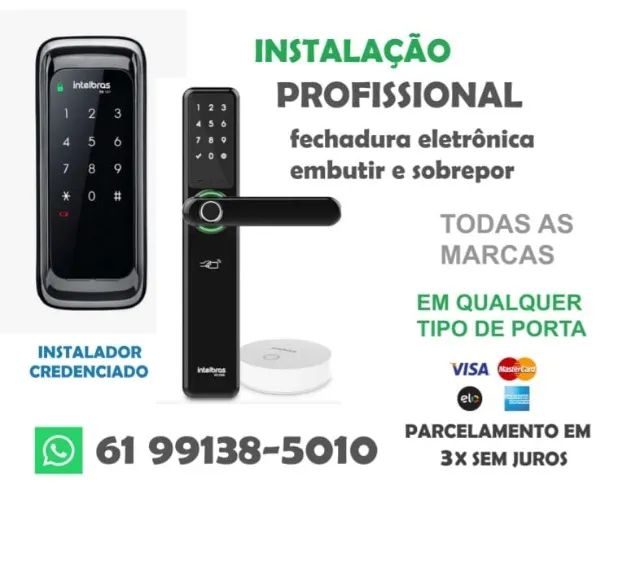 INSTALAÇÃO DE FECHADURA ELETRÔNICA/DIGITAL