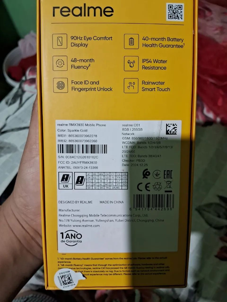Realme C61 poucos dias de uso, garantia de 1 ano, não me adaptei com ele - Foto 2