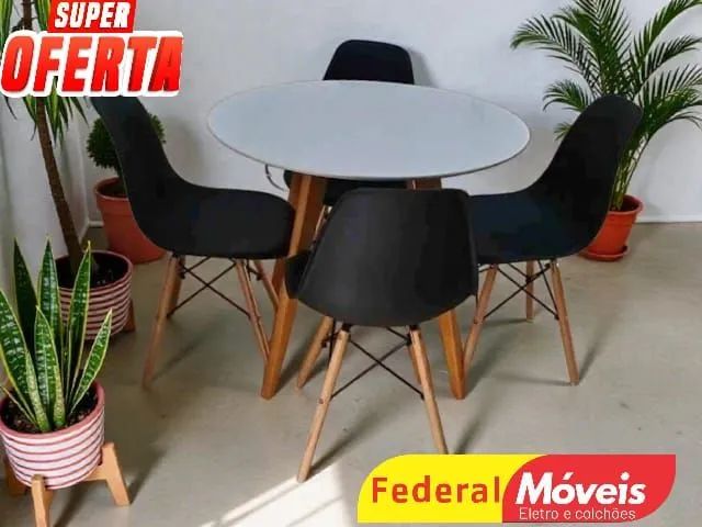 Mesa de janta 90cm em orfeta 