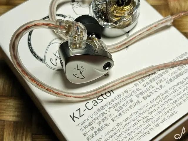 Fone profissional com fio kz castor com tuning  - Foto 2