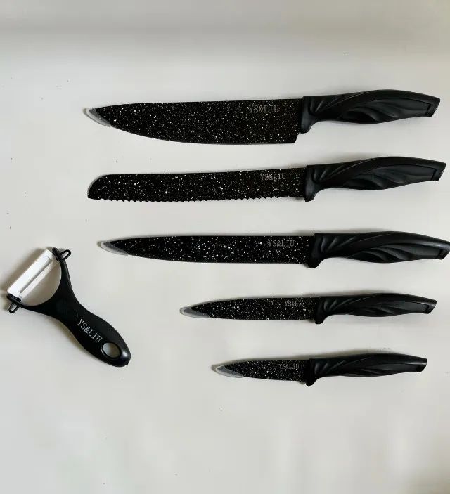 Conjunto de Facas Afiadas C/06 Peças - Foto 2