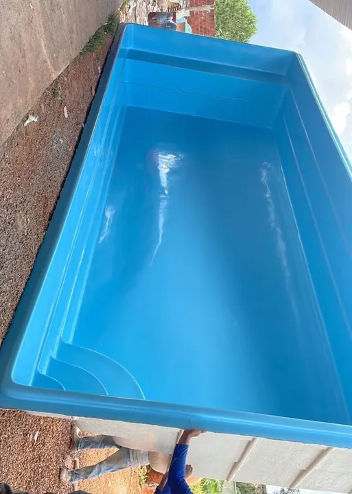 Piscina de fibra para seu lazer! 7 METROS