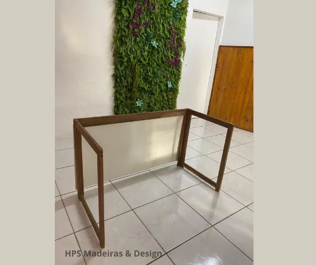 Mesa de Madeira Dobrável e Portátil- Versátil, Funcional e Moderna!  - Foto 4