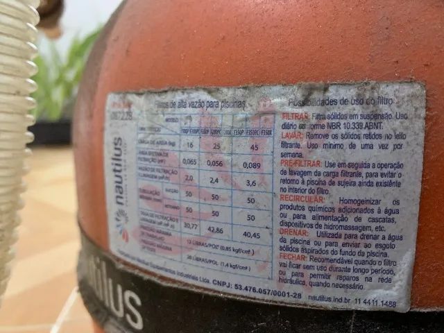 Filtro Piscina F30P Com Bomba 1/4 CV - Foto 5