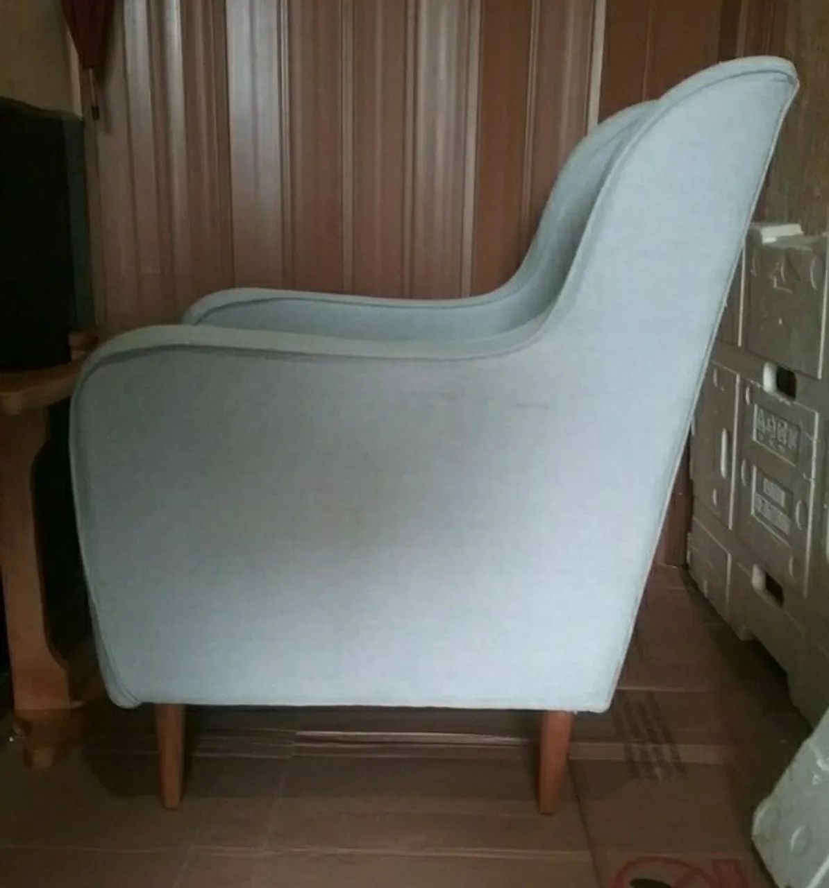 Poltrona Amamentação  - Tecido em Linho - Foto 5