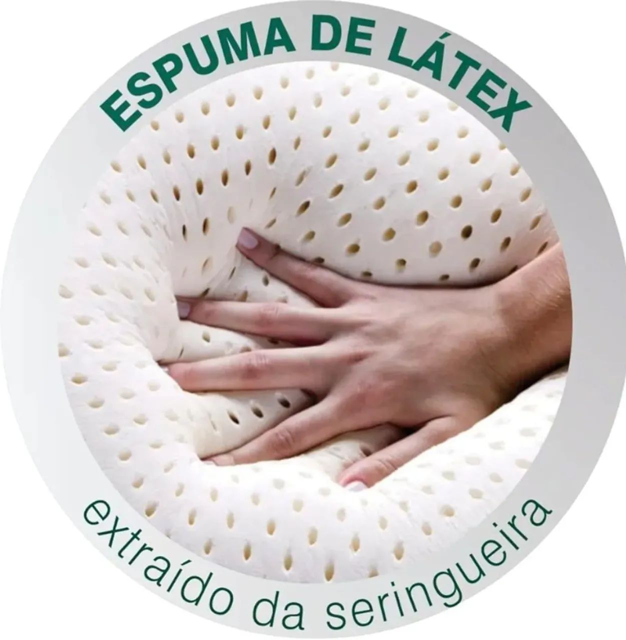 Travesseiro Látex Médio Sleep Complements - 50 x 70 x 16 cm - Foto 3