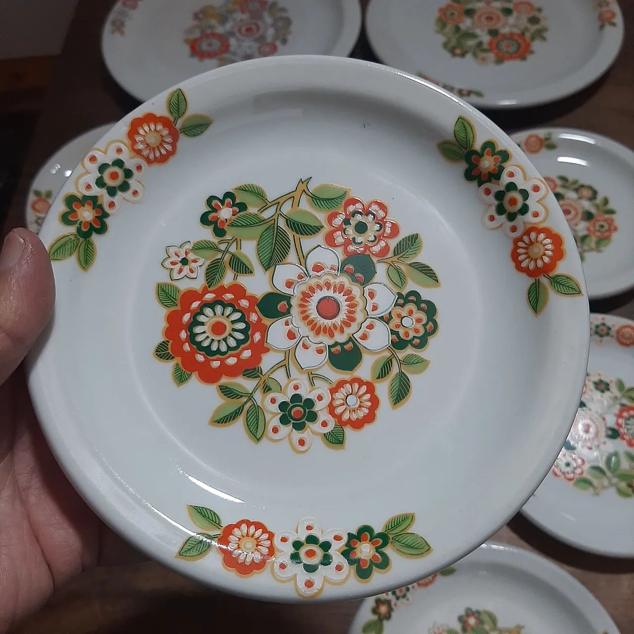 Jogo de pratos de Sobremesa Porcelana  - Foto 3