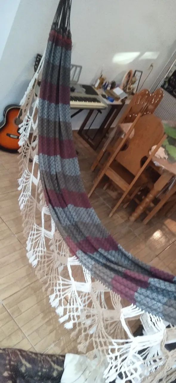 Redes de Dormir em Crochê seminovas - Foto 2